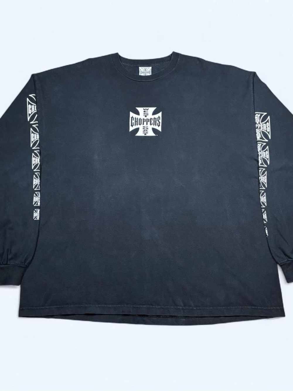 Vintage West Coast Choppers Long Sleeve T-Shirt 3XL Long Beach CA Sleeve Print